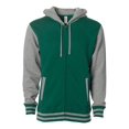 thumbnail image 1 of Independent Trading Co. - New Men - IWPF - Unisex Heavyweight Varsity Full-Zip Hooded Sweatshirt, 1 of 5