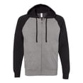 thumbnail image 1 of Independent Trading Co. - New Men - IWPF - Unisex Special Blend Raglan Full-Zip Hooded Sweatshirt, 1 of 5
