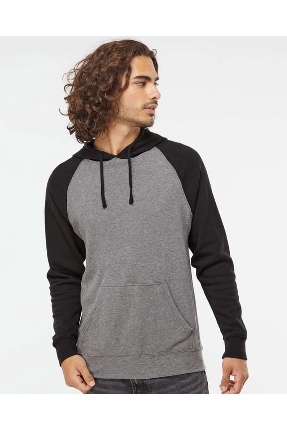 - New Men - IWPF - Unisex Special Blend Raglan Hooded Sweatshirt