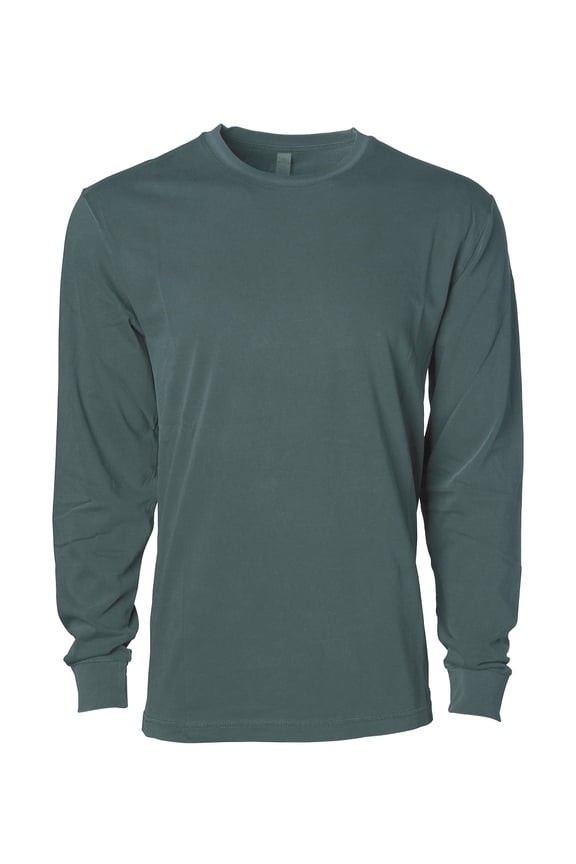 PRM180LST Premium 180GSM Long Sleeve T-Shirt-Pigment Alpine Green-S