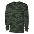 thumbnail image 1 of Independent Trading Co. PRM180LST Premium 180GSM Long Sleeve T-Shirt-forest camouflage-L, 1 of 1
