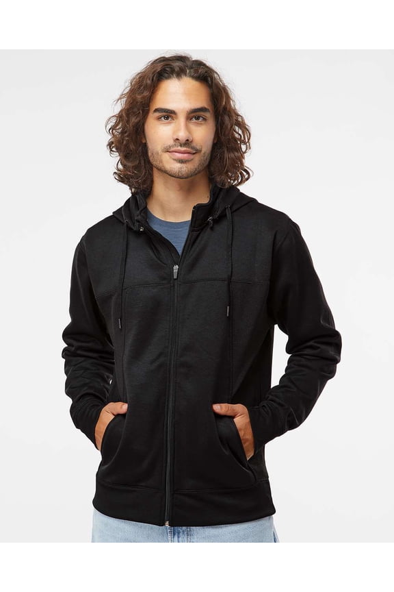 Men's Poly-Tech Full-Zip Hooded Sweatshirt