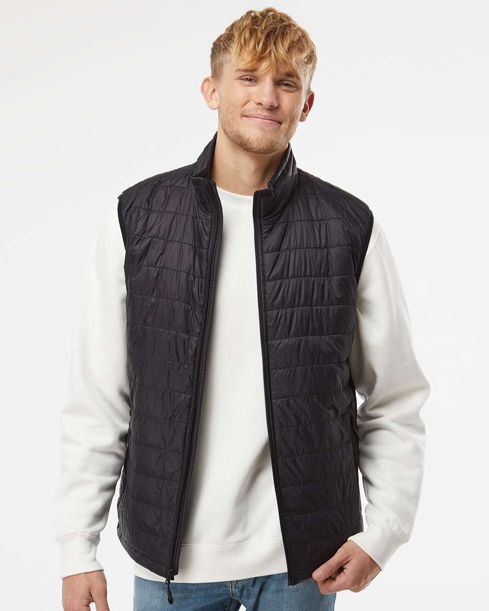 Independent Trading Co. Puffer Vest EXP120PFV Black 3XL Independent Trading Co. Puffer Vest EXP120PFV Black 3XL