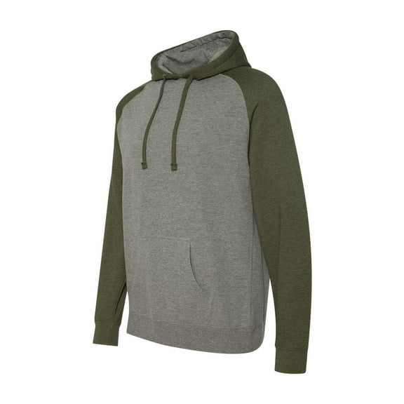Independent Trading Co. Raglan Hooded Sweatshirt