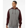 thumbnail image 1 of Independent Trading Co. Raglan Hooded Sweatshirt, 1 of 5