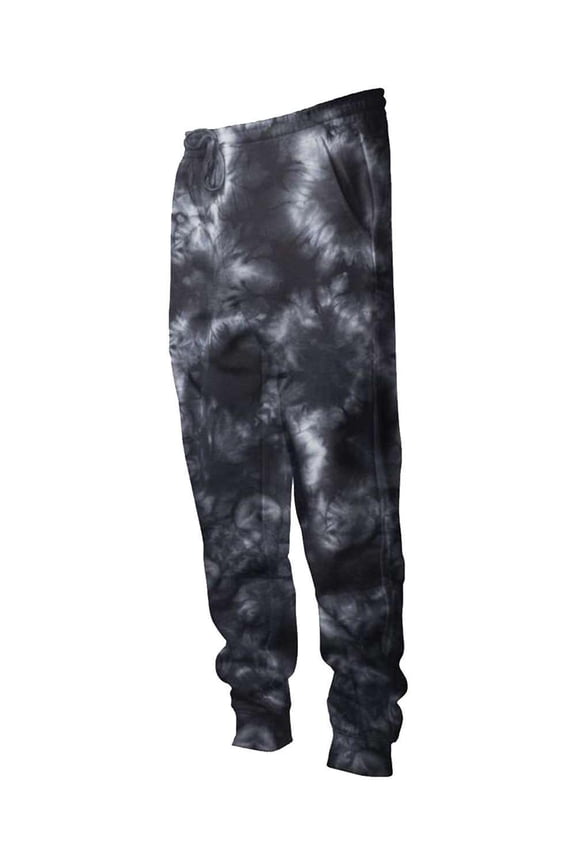 - Tie-Dyed Fleece Pants - PRM50PTTD - Tie Dye Black - Size: L
