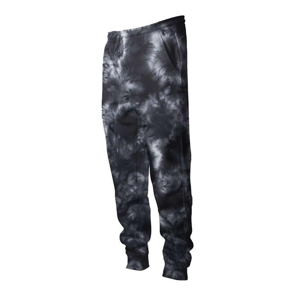 Independent Trading Co. - Tie-Dyed Fleece Pants - PRM50PTTD - Tie Dye Black