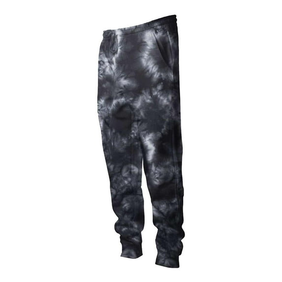 Independent Trading Co. - Tie-Dyed Fleece Pants - PRM50PTTD - Tie Dye Black