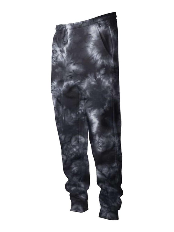 - Tie-Dyed Fleece Pants - PRM50PTTD - Tie Dye Black