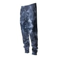 thumbnail image 1 of Independent Trading Co. - Tie-Dyed Fleece Pants - PRM50PTTD - Tie Dye Navy - Size: XS, 1 of 5