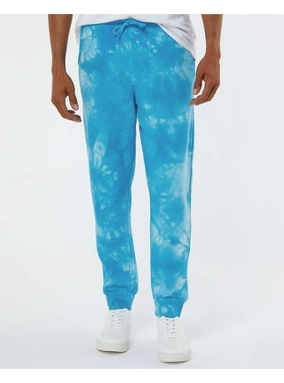 Baby blue tie dye joggers hot sale