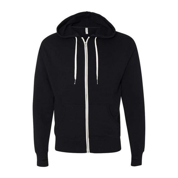 Independent Trading Co. Unisex Heathered French Terry Full-Zip Hooded Sweatshirt Size up to 3XL