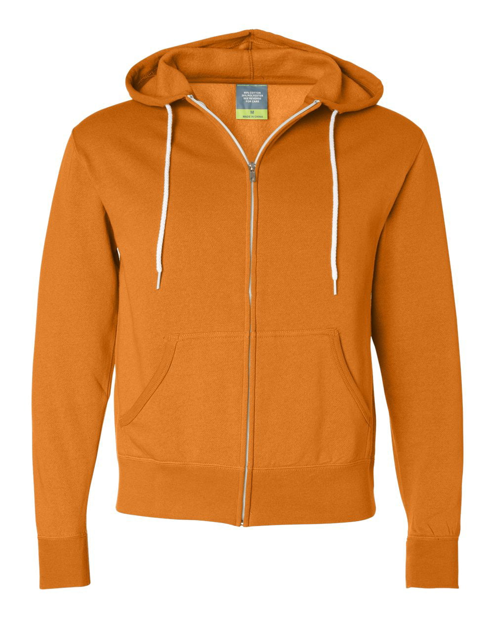 Independent Trading Co Unisex Lightweight Full-Zip Hooded