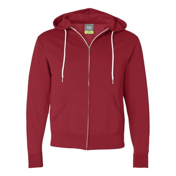 Independent Trading Co. Lightweight Full-Zip Hooded Sweatshirt