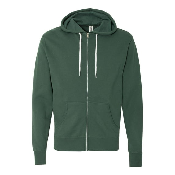 Independent Trading Co. - Unisex Lightweight Full-Zip Hooded Sweatshirt - XS-XL