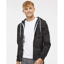 ITC IND6000Z Men s Super Heavyweight Zip Hooded Sweatshirt Black Medium Walmart