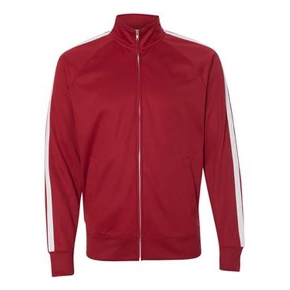 Independent Trading Co. Unisex Lightweight Poly-Tech Full-Zip Track Jacket