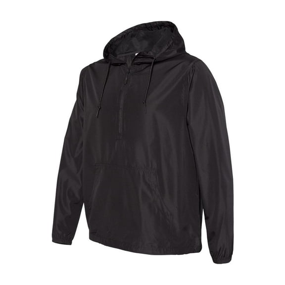 Independent Trading Co. Unisex Lightweight Quarter-Zip Windbreaker Pullover Jacket