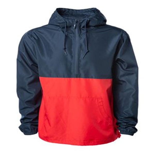 Independent Trading Co. Unisex Lightweight Quarter-Zip Windbreaker Pullover Jacket
