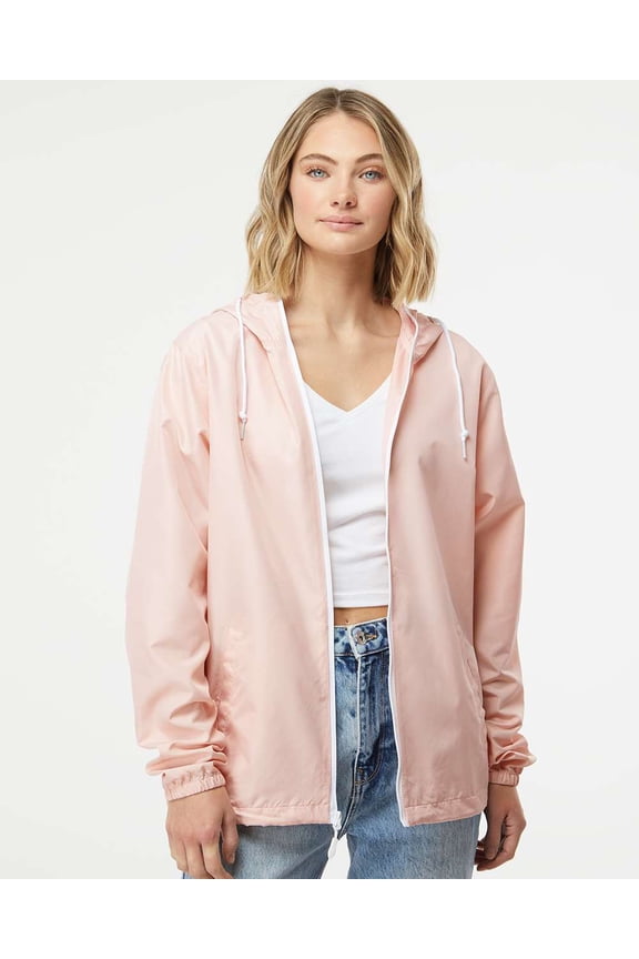 Unisex Lightweight Windbreaker Full-Zip Jacket