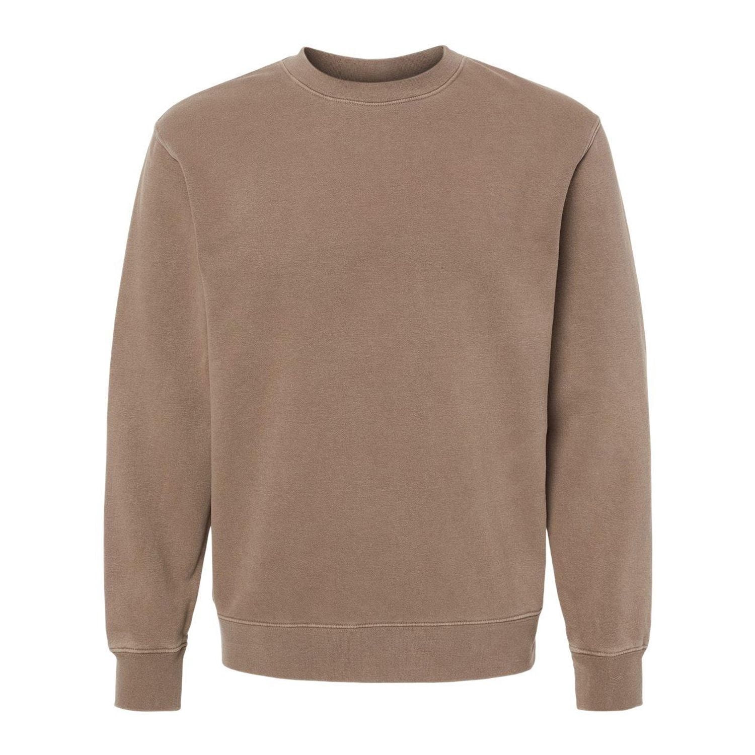 トップス OVY Pigment Crew Neck Sweat (brown) Independent Trading Co. - Unisex Midweight Pigment-Dyed Crewneck