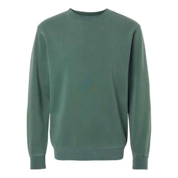 Independent Trading Co. Unisex Midweight Pigment-Dyed Crewneck Sweatshirt Size up to 3XL