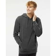 thumbnail image 1 of Independent Trading Co. Unisex Midweight Pigment-Dyed Hooded Sweatshirt Size XL Color Blacks, 1 of 3