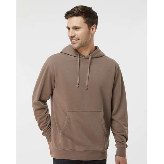 Independent Trading Co. Unisex Midweight Pigment-Dyed Hooded Sweatshirt Size up to 3XL