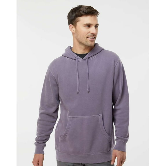 Independent Trading Co. Unisex Midweight Pigment-Dyed Hooded Sweatshirt Size up to 3XL