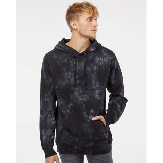 Independent Trading Co. Unisex Midweight Tie-Dyed Hooded Sweatshirt