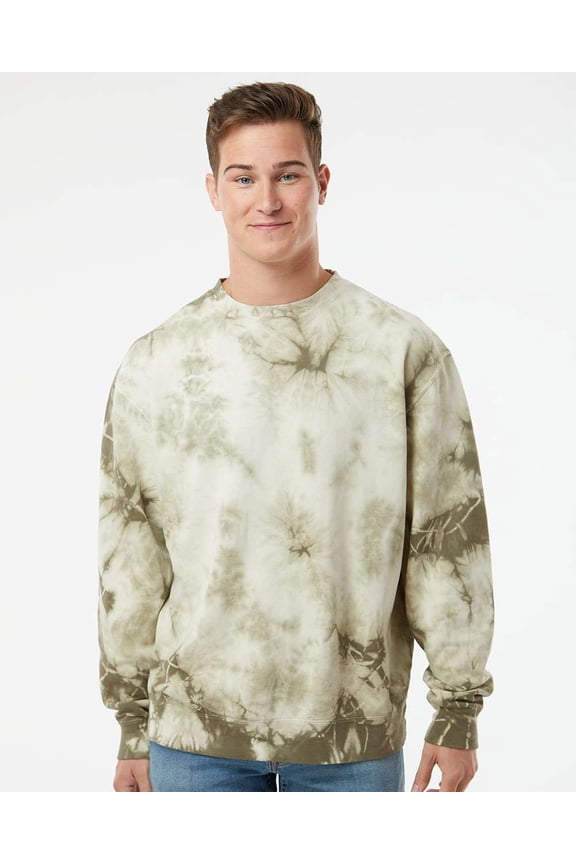 - Unisex Midweight Tie-Dyed Sweatshirt - PRM3500TD