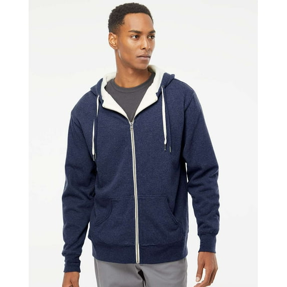 Independent Trading Co. Unisex Sherpa-Lined Hooded Sweatshirt