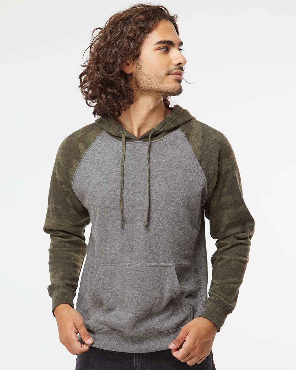Camo raglan hoodie deals
