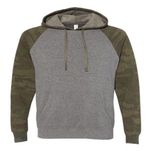 Independent Trading Co. Special Blend Raglan Hooded Sweatshirt