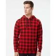 thumbnail image 1 of Independent Trading Co. Unisex Special Blend Raglan Hooded Sweatshirt, 1 of 5