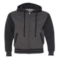 thumbnail image 1 of Independent Trading Co. Heavyweight Varsity Full-Zip Hooded Sweatshirt, 1 of 3