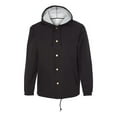 thumbnail image 1 of Independent Trading Co. Water-Resistant Hooded Windbreaker, 1 of 4