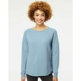 thumbnail image 1 of Independent Trading Co. Women's California Wave Wash Crewneck Sweatshirt PRM2000 Misty Blue S, 1 of 4