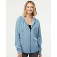 thumbnail image 1 of Independent Trading Co. Women's California Wave Wash Full-Zip Hooded Sweatshirt, 1 of 5