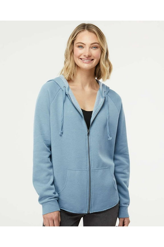 Women's California Wave Wash Full-Zip Hooded Sweatshirt