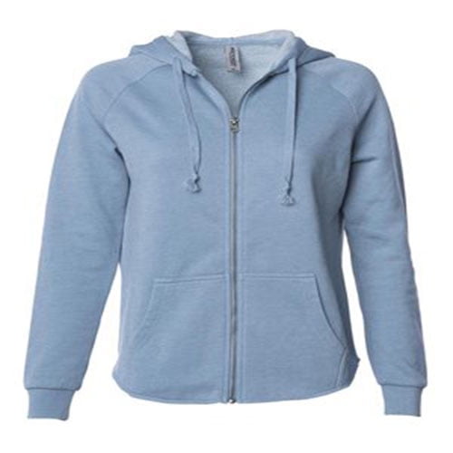 Independent Trading Co. - Women's California Wave Wash Full-Zip Hooded Sweatshirt