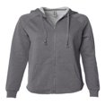 thumbnail image 1 of Independent Trading Co. Women's California Wave Wash Full-Zip Hooded Sweatshirt, 1 of 5