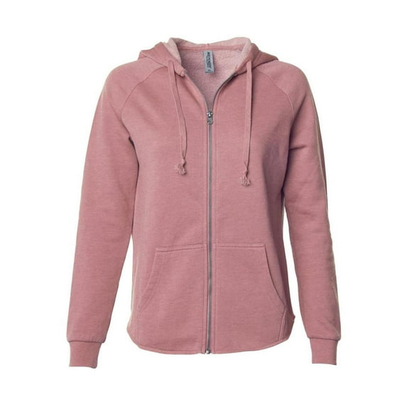Independent Trading Co. - Women's California Wave Wash Full-Zip Hooded Sweatshirt