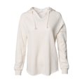 thumbnail image 1 of Independent Trading Co. Womens Lightweight California Wave Wash Hooded Sweatshirt, 1 of 5