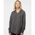 thumbnail image 1 of Independent Trading Co. Womens Lightweight California Wave Wash Hooded Sweatshirt, 1 of 5