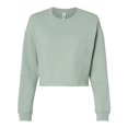 thumbnail image 1 of Independent Trading Co. AFX24CRPC Women's Lightweight Crop Crew Neck-sage-XL, 1 of 4