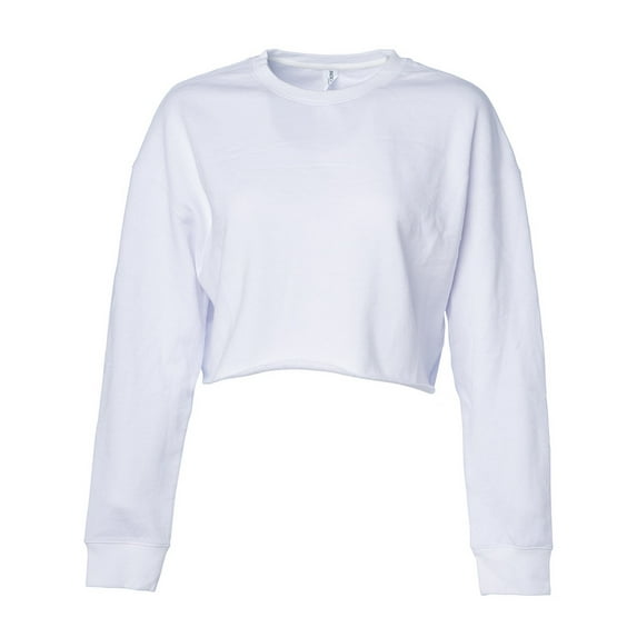 Independent Trading Co. Women�'s Lightweight Cropped Crew Pullover
