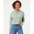 thumbnail image 1 of Independent Trading Co. Women’s Lightweight Cropped Hooded Sweatshirt, 1 of 5