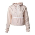 thumbnail image 1 of Independent Trading Co. - Women's Lightweight Quarter-Zip Pullover Crop Windbreaker, 1 of 4
