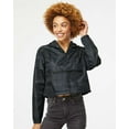thumbnail image 1 of Independent Trading Co. Women's Lightweight Quarter-Zip Pullover Crop Windbreaker, 1 of 5